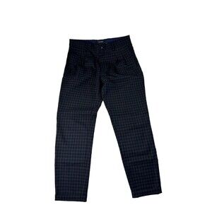 Scotch & Soda Amsterdam Couture Plaid Cuffed Pants 30x27 Wool Blend